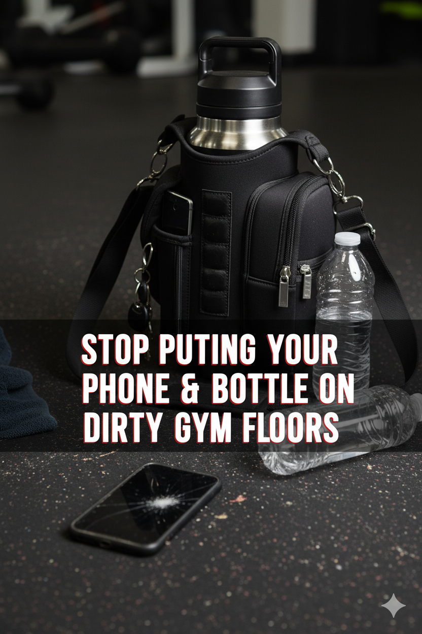 🧲 Stop Putting Your Phone & Bottle on the Dirty Gym Floor
