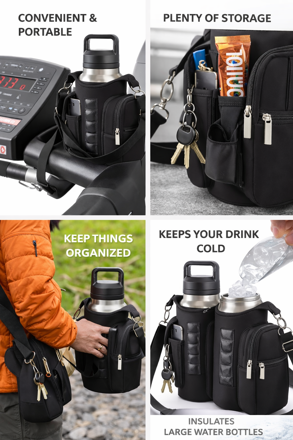 Magnetic Gym Bag – Hands-Free Workout Storage